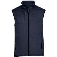TEE JAYS Men's Fleece Stretch Body Warmer in Navy | Size: XS