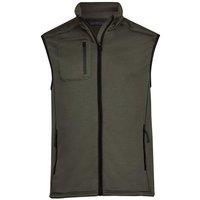 TEE JAYS Men's Fleece Stretch Body Warmer in Green | Size: 3XL