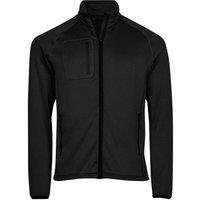 TEE JAYS Men's Stretch Fleece Jacket in Black | Size: Small