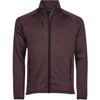 TEE JAYS Men's Stretch Fleece Jacket in Grape | Size: 2XL