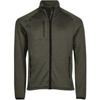 TEE JAYS Men's Stretch Fleece Jacket in Green | Size: 3XL