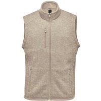 Stormtech Men's Avalante Pure Earth Full Zip Gilet in Light Beige | Size: Small