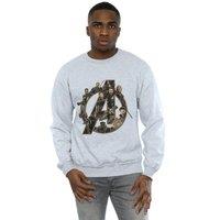 Avengers Infinity War Men's Logo Sweatshirt in Grey | Size: Medium