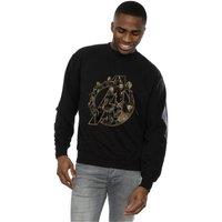 Avengers Infinity War Men's Logo Sweatshirt in Black | Size: Small