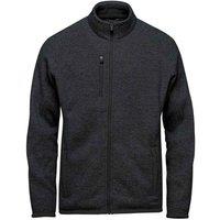 Stormtech Men's Avalante Heather Full Zip Fleece Jacket in Black | Size: 3XL