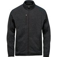 Stormtech Men's Avalante Heather Full Zip Fleece Jacket in Black | Size: Large