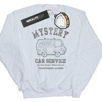 Scooby Doo Men's Mystery Car Service Sweatshirt in Black | Size: Small
