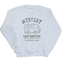 Scooby Doo Men's Mystery Car Service Sweatshirt in White | Size: Large