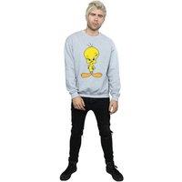Looney Tunes Men's Angry Tweety Sweatshirt in Grey | Size: XL