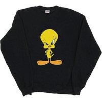 Looney Tunes Men's Angry Tweety Sweatshirt in Black | Size: Small
