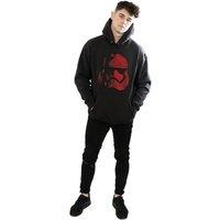 Star Wars: The Last Jedi Men's Stormtrooper Cubist Helmet Hoodie in Black | Size: XL
