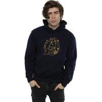 Avengers Infinity War Men's Logo Cotton Hoodie in Navy | Size: XL