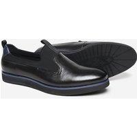 Alexander Pace Men's 'Tallis' Premium Leather Casual Shoe in Black | Size: 8