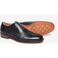 Alexander Pace Men's 'Eldridge' Premium Leather Oxford Shoes in Dark Grey | Size: 11