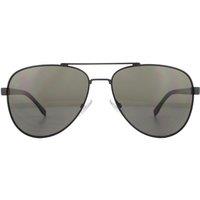 Hugo Boss Men's Aviator Matte Black Grey Sunglasses