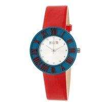 Crayo Men's Prestige Unisex Watch - Teal/Red in Red