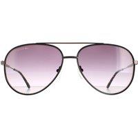 Lacoste Men's Aviator Matte Dark Grey Grey Gradient L247S