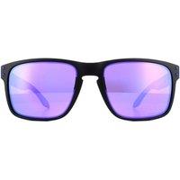 Oakley Men's Rectangle Matte Black Prizm Violet Holbrook Sunglasses