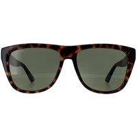 Gucci Men's Rectangle Havana Green GG1345S in Brown