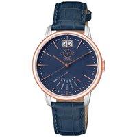 Rovescio Genuine Leather Swiss Quartz Watch