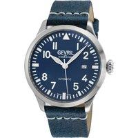 Vaughn Swiss Automatic Sellita SW200 SS Bezel Blue/White Dial, Genuine Leather Strap