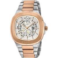 GV2 18119B Men's Potente Swiss Automatic Watch GV2 Men's Swiss Automatic watch from the Potente Collection 39mm SS/IPRG Case, White Skeletal dial Pus