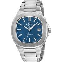 Potente 18117B Swiss Automatic, Dark Blue Pin Cushioned Dial, Stainless Steel Watch