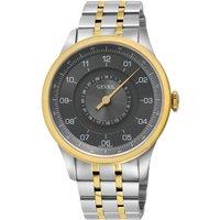 Jones St. 2104 Swiss Automatic Sellita SW200 Grey Textured Sunray and Sandblasted Dial Two-toned SS IPYG Watch