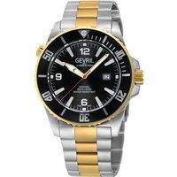 Gevril Men's Canal Street, Swiss Automatic Watch, Black Dial, 316L Stainless Steel, & Sapphire Crystal in Gold