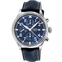 Vaughn Chronograph Blue Dial Swiss Automatic ETA 7750 Watch