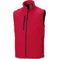 Russell Men's 3 Layer Soft Shell Gilet Jacket in Red | Size: Medium
