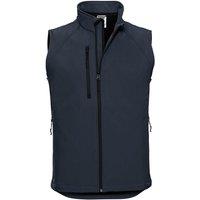 Russell Men's 3 Layer Soft Shell Gilet Jacket in Navy | Size: Large