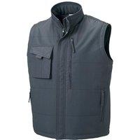 Russell Men's Workwear Gilet Jacket in Grey | Size: 3XL
