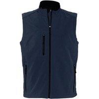SOL'S Men's Rallye Soft Shell Bodywarmer Jacket in Navy | Size: Small