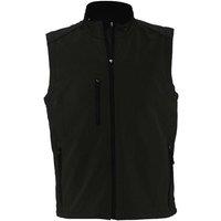 SOL'S Men's Rallye Soft Shell Bodywarmer Jacket in Black | Size: XL