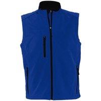 SOL'S Men's Rallye Soft Shell Bodywarmer Jacket in Blue | Size: XL