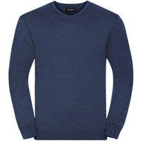 Collection V-Neck Knitted Pullover Sweatshirt