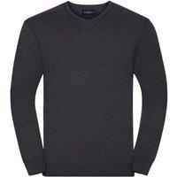 Collection V-Neck Knitted Pullover Sweatshirt