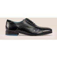 Oswin Hyde Men's Dean Leather Oxford Smart Shoe in Black | Size: 10