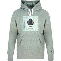 Champion Men's Icon Logo Grey Hoodie | Size: XS