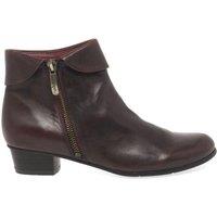 Regarde Le Ciel Women's 'Stefany 03' Ankle Boots in Wine | Size: 6