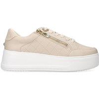 Carvela Women's 'Jive Zip' Trainers in Beige | Size: 3
