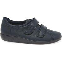 Ecco Women's 'Soft 2 Strap' Casual Trainers in Black | Size: 5