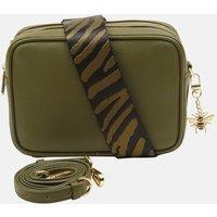 ALICE WHEELER LONDON Women's Soho Camera Cross body bag in Olive