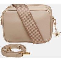 ALICE WHEELER LONDON Women's Soho Camera Cross body bag in Stone