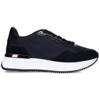 Carvela Women's 'Flare' Leather Suede Trainers in Black | Size: 3