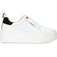 'Connected Laceless' Leather Trainers