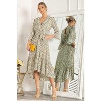 Geelan Tiered Hem Maxi Dress
