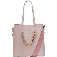 Claudia Canova Women's Elizabeth Chain Twin Strap Tote Bag in Pink