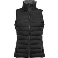 SOL'S Women's Wave Padded Water Repellent Bodywarmer Gilet in Black | Size: Large